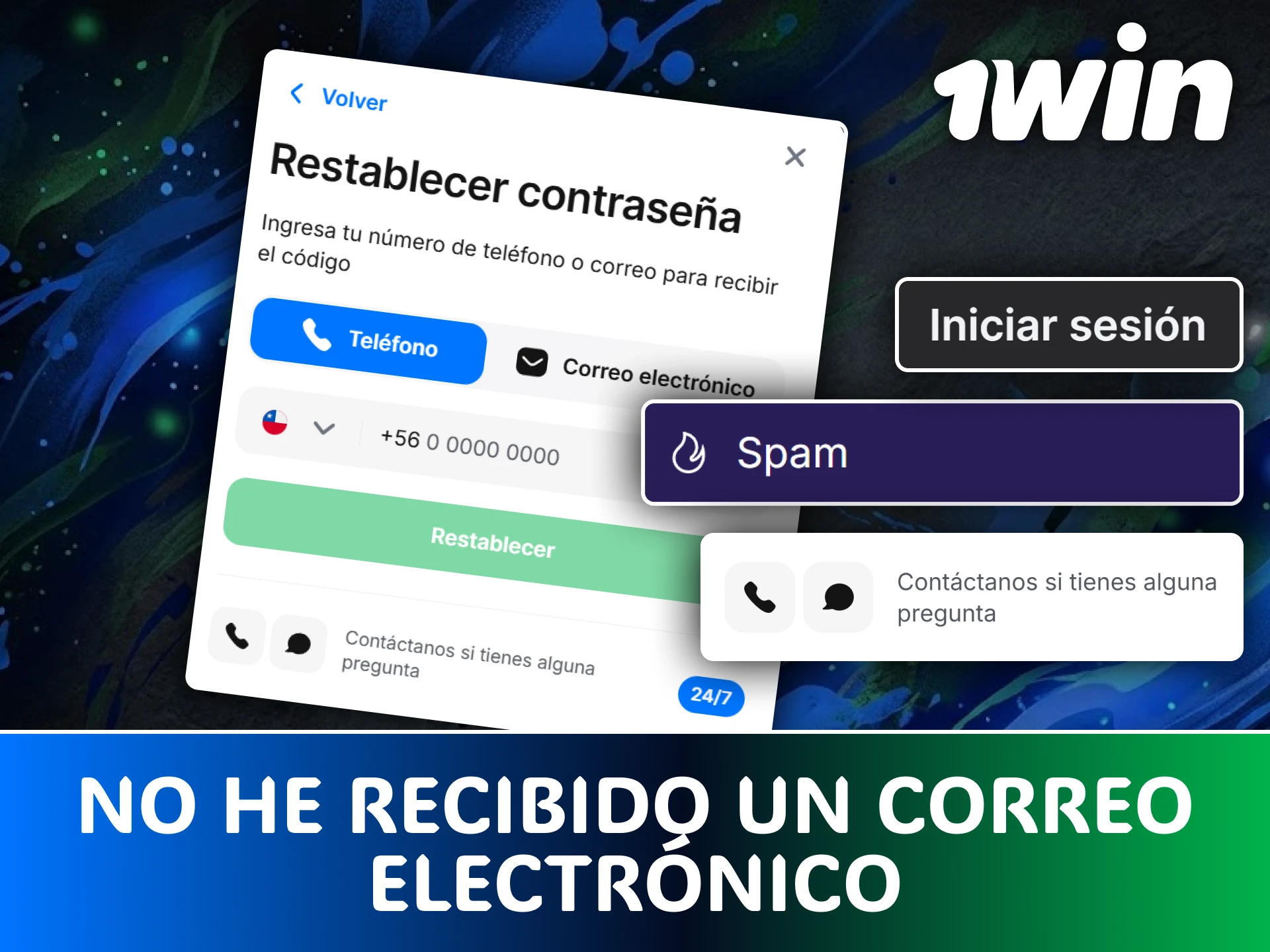 Revisa tu bandeja de entrada para recuperar el acceso e iniciar sesión en 1win.