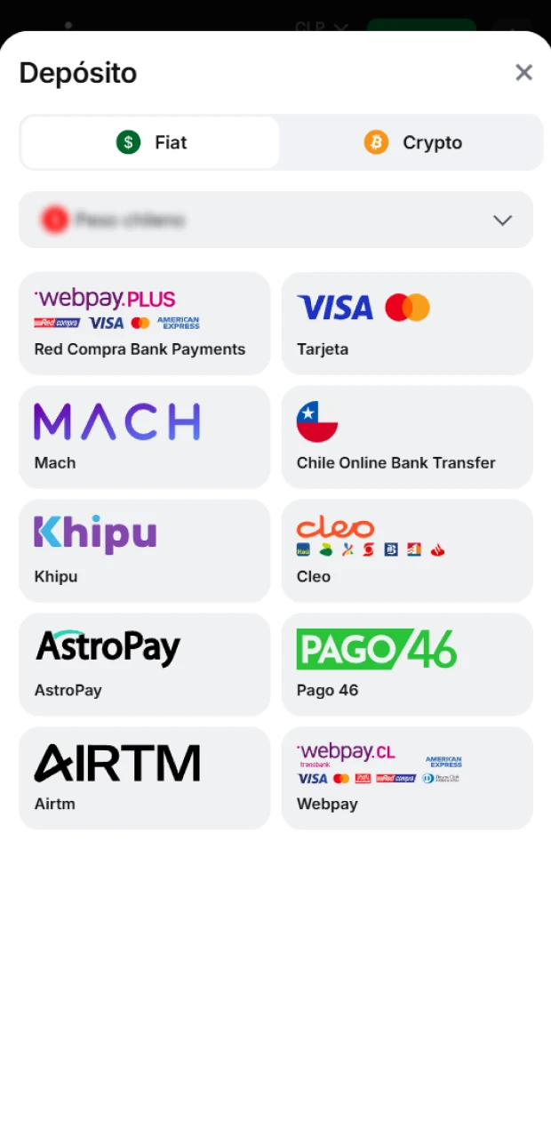 Realiza una recarga de saldo para tus apuestas de deporte en 1win.