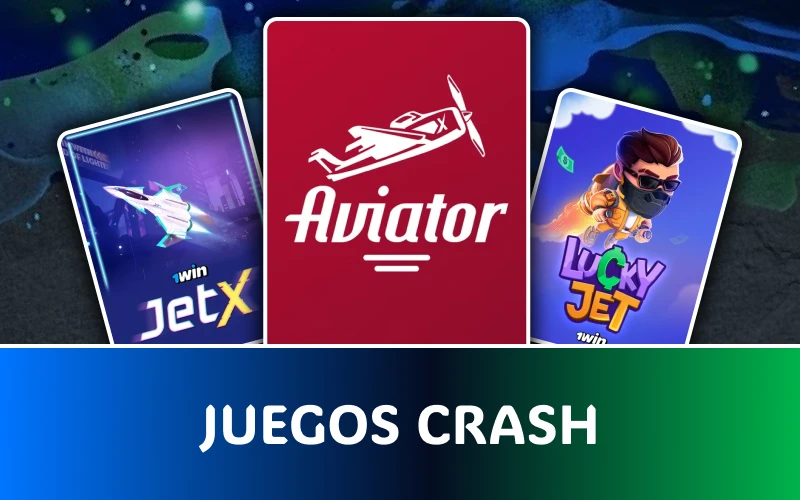 Diviértete con la adrenalina y multiplicadores de los juegos crash de casino en 1win.