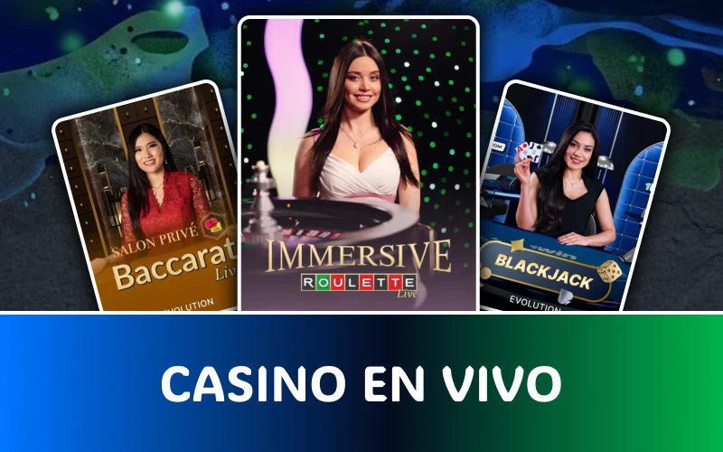 Vive la experiencia real con crupieres en directo en el casino en vivo de 1win.