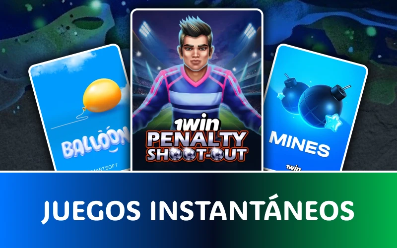 Obtén ganancias rápidas participando en los juegos instantáneos de casino en 1win.