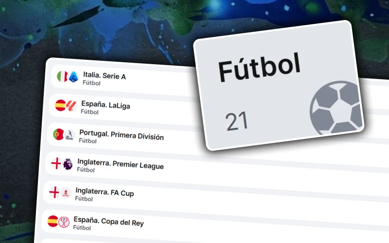 Encuentra las mejores cuotas para los partidos de fútbol de deporte en 1win.