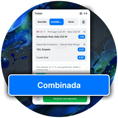 Maximiza tus ganancias combinando resultados en las apuestas de deporte en 1win.